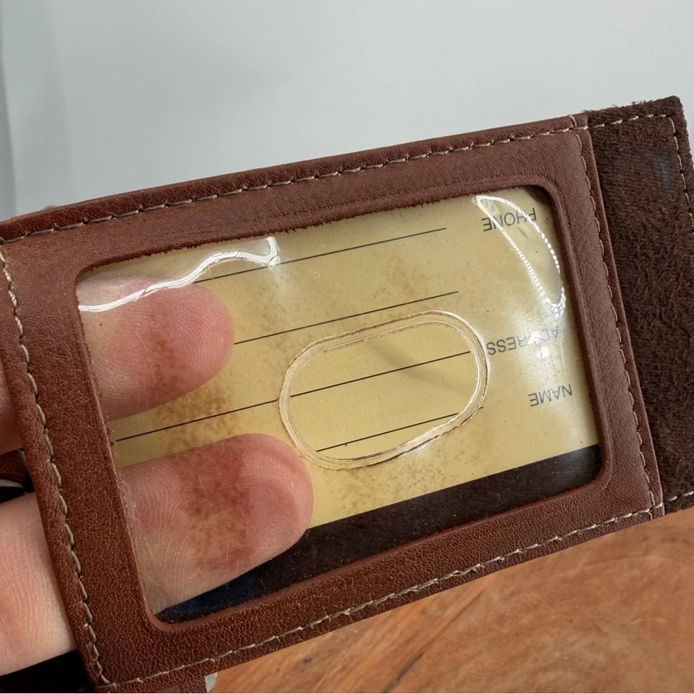 Leeman designs Luggage‎ Tags hendrick’s gin brown leather